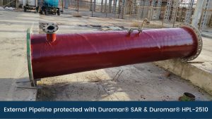 External Pipeline protected with Duromar SAR & Duromar HPL-2510