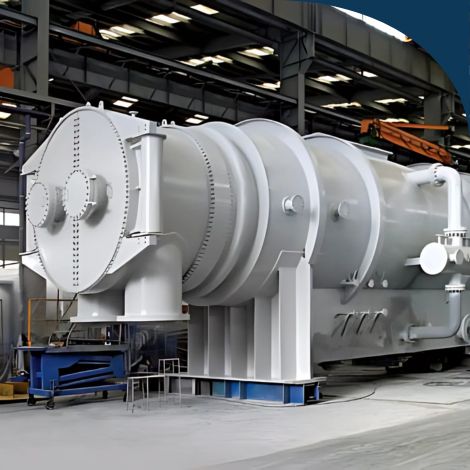 Industrial chemical cleaning drum at a process facility - Arudra Engineers