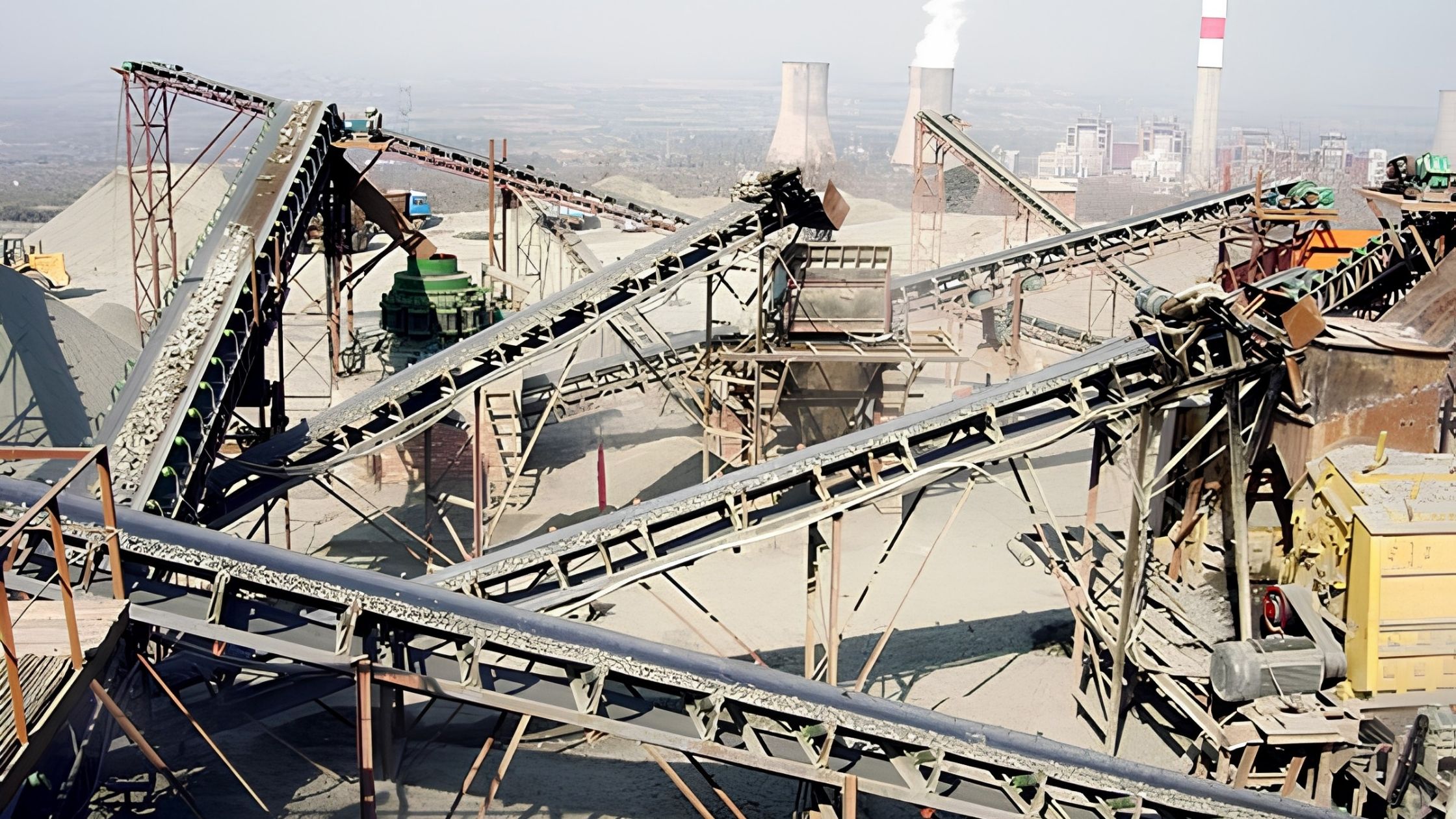 Conveyor idler replacement system by Arudra Material Handling reducing downtime in cement plant operations